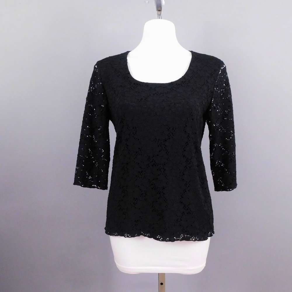 Jennie & Marlis Women's‎ Shirt, Size PL, Black